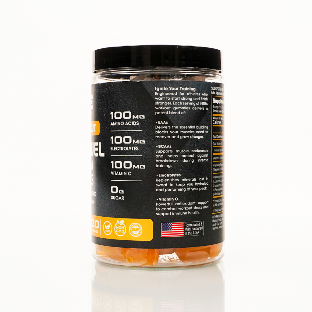 Hydra Fuel Intra-Workout Gummies — Lemon Zest (120 ct / 30 servings)