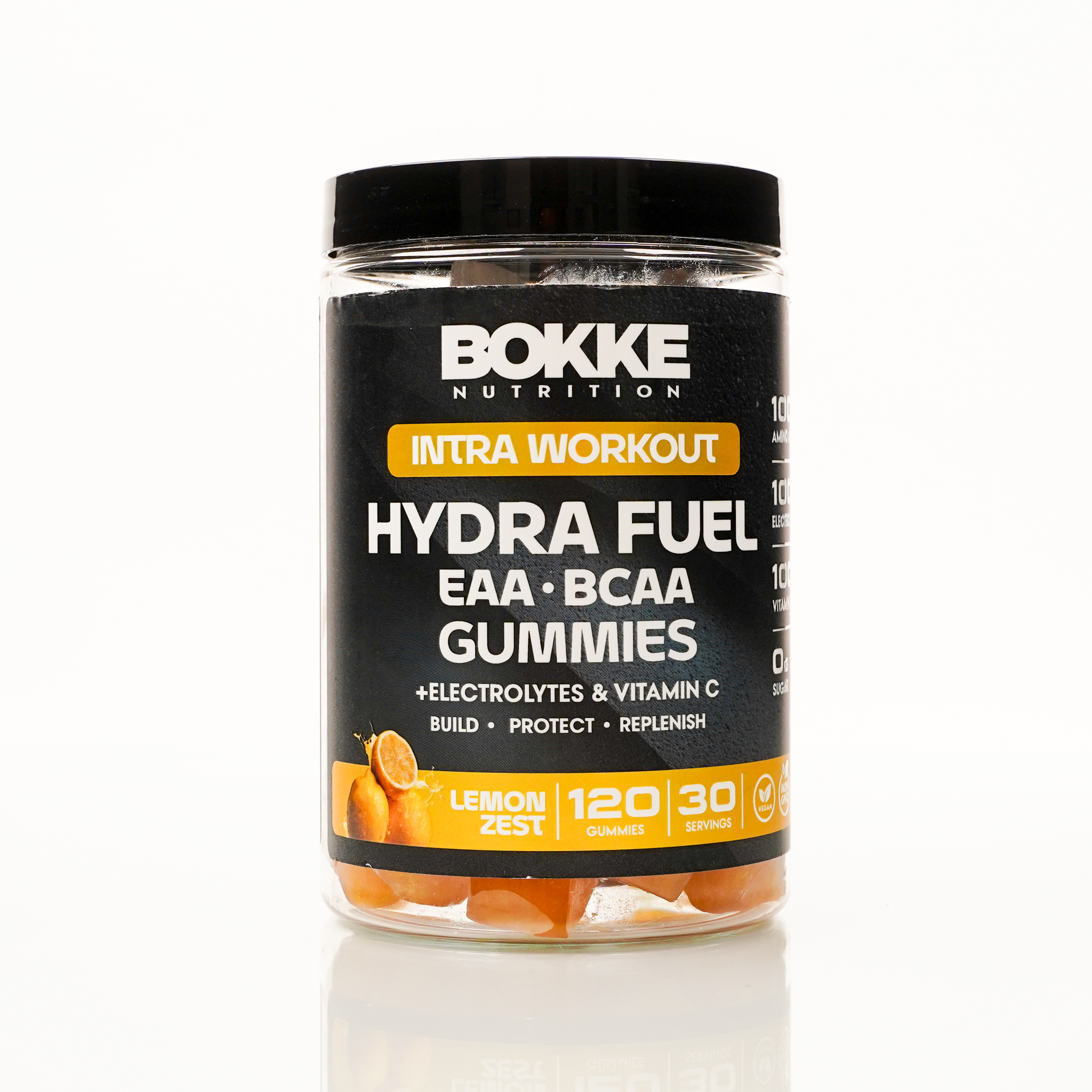 Hydra Fuel Intra-Workout Gummies — Lemon Zest (120 ct / 30 servings)